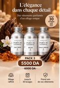 Parfum Lessive PACK 3 SENTEURS
